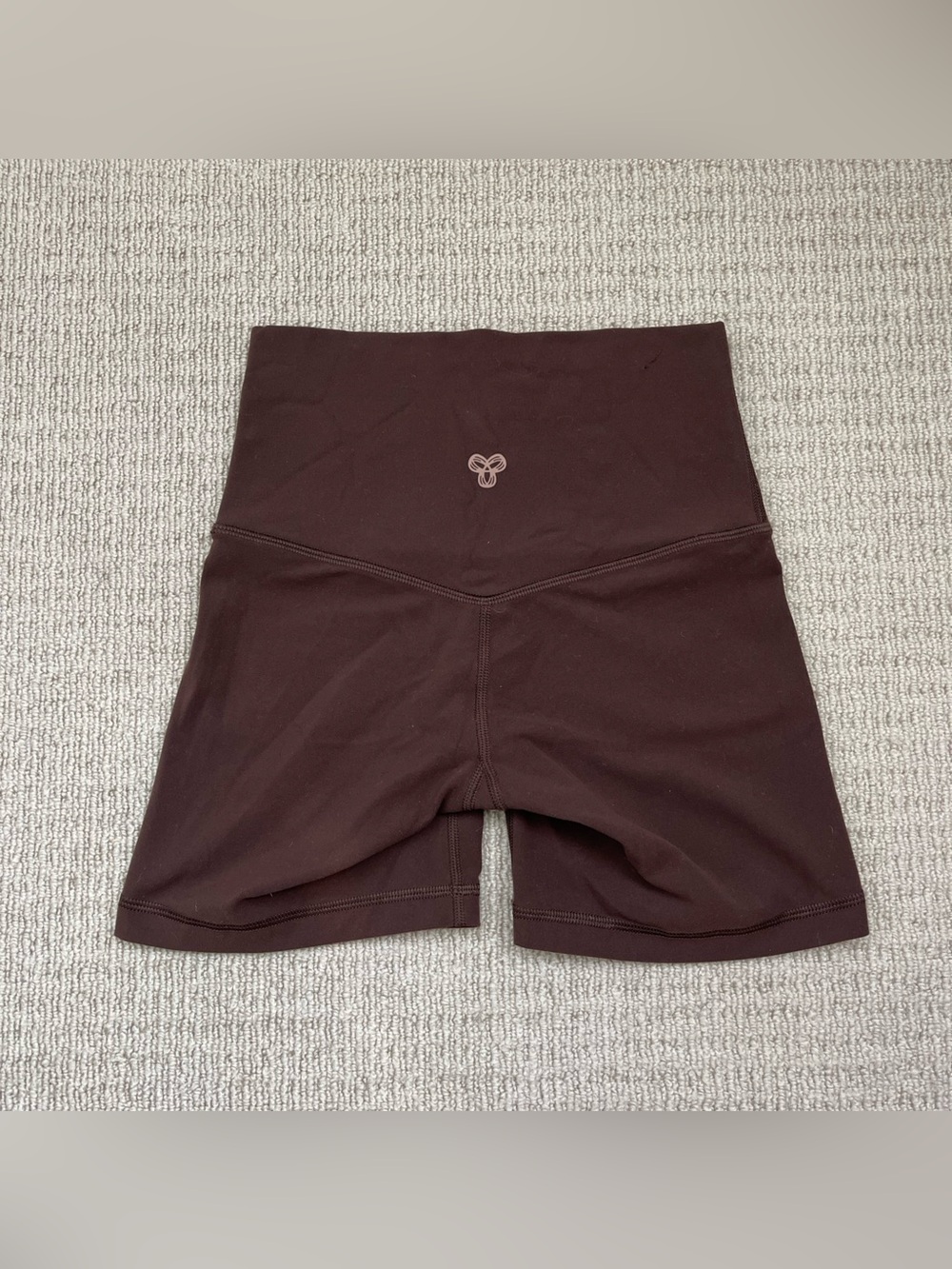 Brown TNAction high rise biker shorts